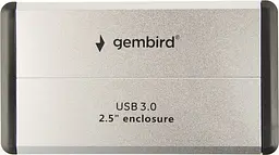 Кишеня зовнішня Gembird EE2-U3S-2-S 2.5" USB 3.0 silver - мініатюра 2