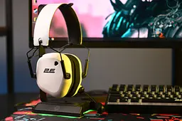 Навушники бездротові ігрові з мікрофоном 2E GAMING HG365 White, BT/WL - мініатюра 2