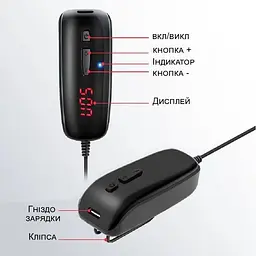 Безпровідний мікрофон для телефону, смартфона петлічний Savetek P7-UHF, до 50 метрів (100672) - мініатюра 4