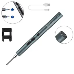 Електрична акумуляторна викрутка з насадками 51-в-1 в кейсі 350mAh KS-882038-51 N30 - мініатюра 3