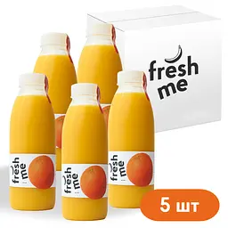 Сік апельсиновий прямого віджиму FreshMe 500 мл х 5 шт