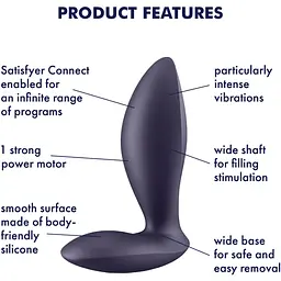 Анальна смарт-пробка з вібрацією Satisfyer Power Plug - мініатюра 6