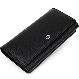 Добротний жіночий гаманець ST Leather 19375 чорний - мініатюра 4