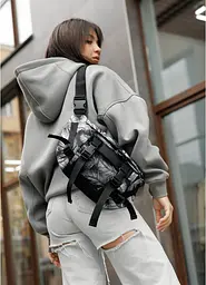 Сумка бананка велика поясна Sambag 38х21 см sum0023766 - мініатюра 1