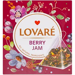 Уцінка. Чай плодово-ягідний Lovare Berry Jam 30 г (15 шт. х 2 г)  - мініатюра 3