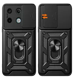 Панель BeCover Military для Xiaomi Redmi Note 13 Pro 5G Black (710693) - мініатюра 4