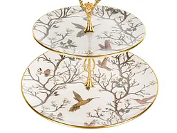 Блюдо двоярусне Alba ceramic Bird (769-075) - мініатюра 2