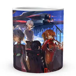 Кухоль GeekLand Evangelion Євангеліон EVA 002.16 330 мл білий - мініатюра 2