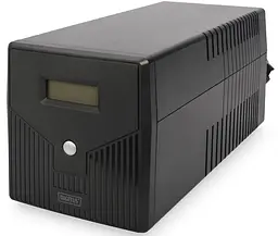 Digitus Джерело безперебійного живлення 1000VA/600W, LCD, RJ45, RS232, USB, 4xSchuko