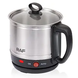 Електрокаструля / Кухонна міні рисоварка RAF R5430 / Каструля-скороварка 1, 5 л 600 W - мініатюра 6
