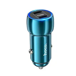 Адаптер автомобільний Tough dual port car charger Z48 2Type-C 40W синій
