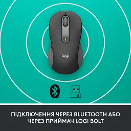 Мишка Logitech Signature M650 Wireless for Business Graphite (910-006274) - мініатюра 3