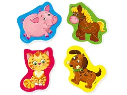 Бебі Пазли VLADI TOYS "Дитинчата. Ферма" VT1106-87 - мініатюра 2