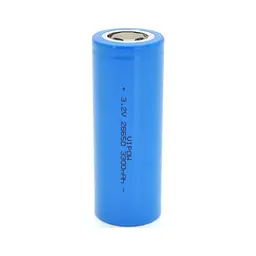 Акумулятор 26650 3300mAh, LiFePO4, FlatTop, 3.2V, синій Vipow (IFR26650-3300mAhFT / 31075)