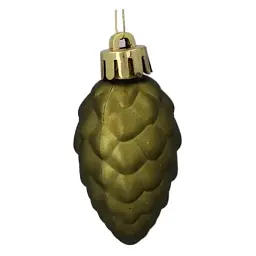 Ялинкова іграшка Chomik пластикові кульки компл. 31шт, 3см, оливкові (5900779877160_3) - мініатюра 3