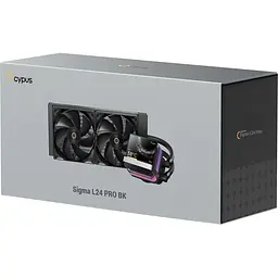 Система водяного охолодження Ocypus Sigma L24 Pro Black (SIGMA-L24-BK2ANWL00P-GL) [165878] - мініатюра 9