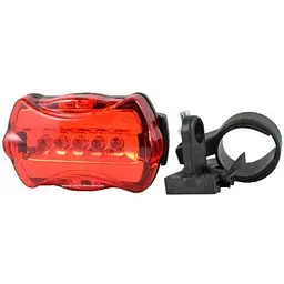 Велосипедна задня фара (габарит) KXK-03 Stop (red+blue) повороти + лазер + пульт + microUSB