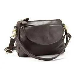 Жіноча шкіряна сумка коричнева Riche NM20-W1195C - мініатюра 5