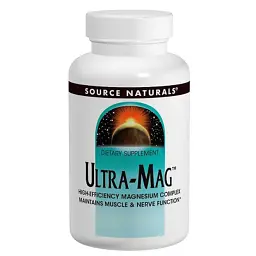 Вітамінно-мінеральний комплекс Source Naturals Ультра Магній і Вітамін В6, 120 таблеток (SNS-00803)