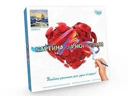 Набір для малювання за номерами на полотні 40х40 см (KpN-02-01U,02U,03U,...10)