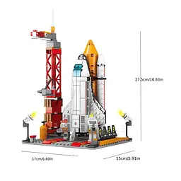 Конструктор Космічна станція Space Shuttle 500 деталей - мініатюра 3