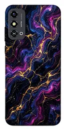 TPU чехол Demsky Purple space marble для ZTE Blade A53