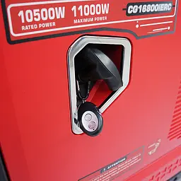 Генератор інверторний бензин COVAX CG16800iERC, 10.5kW, однофазний 220V, 50Hz, 194FPD, бак 32L, 815х580х760mm, 125kg - мініатюра 4