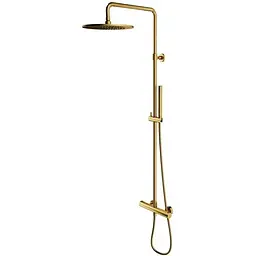 Душова система з термостатом Omnires Y gold brushed Y1244SUGLB, Золотий