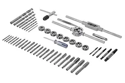 Набір мітчиків та плашок метричних з тримачами Intertool SD-8052 M3 x 4 x 5 x 6 x 7 x 8 x 10 x 12 (у наборі 52од) - мініатюра 7