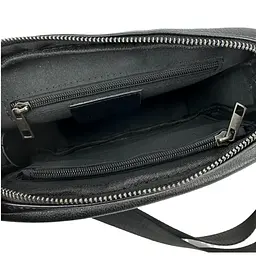 Сумка чоловіча шкіряна кросободі горизонтальна Tiding Bag S-JMD10-382A чорна - мініатюра 5