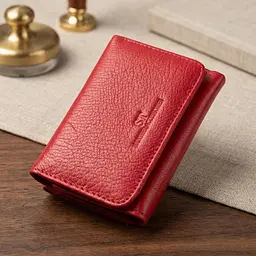 Жіноче портмоне з монетницею із натуральної шкіри ST Leather 22727 червоне