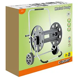 Візок для поливального шланга Claber Metal Profy 8895 (1/2-165 м) - мініатюра 4