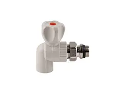 Кран PPR радіат. Кутовий Thermo Alliance 1/2" 20мм 20х1/2"З для радіаторів (DSW431) - мініатюра 3