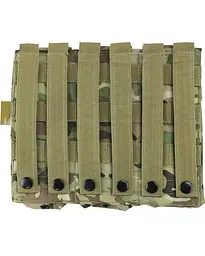 Підсумок для АК і пістолетного магазину Kombat UK Triple Mag Pouch with Pistol Mag (1000-kb-tpmp-btp) - мініатюра 2