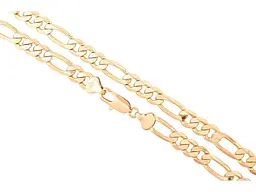 Ланцюжок XUPING Позолота 18K «Плетіння Фігаро» довжина 55см х 7мм 266702