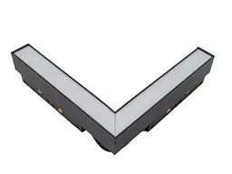 Магнітний кутовий трековий світильник KW-296/10W NW DC48V BK Brille 48-185