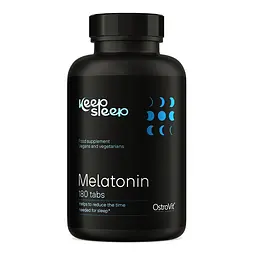 Натуральна добавка OstroVit Keep Sleep Melatonin, 180 таблеток