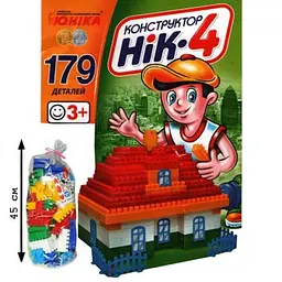 Дитячий конструктор НІК-4 70910, 179 великих деталей - мініатюра 2