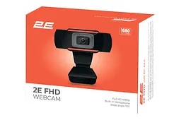 Вебкамера 2E FullHD, 20fps, автофокус, чорна - мініатюра 2