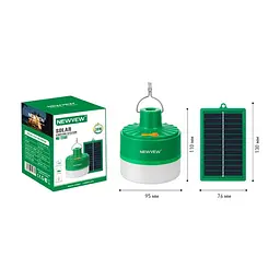Ліхтар NEWVEW комплект NV-T248 Solar Panel (NWVW-NV-T248-GN) - мініатюра 6