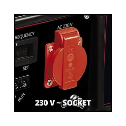 Генератор Einhell інверторний TC-IG 1100, 1100Вт, 3600об/хв, 1х230В, 4.35А, 6.5л, ручний старт (4152580) - мініатюра 3