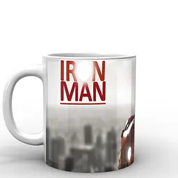 Кухоль GeekLand Залізна Людина Iron Man напис IM.02.049.661 330 мл білий - мініатюра 2