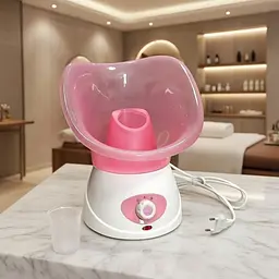 Парова сауна для обличчя, інгалятор 2 в 1 Facial Steamer Shuqin SQ-016 Рожевий