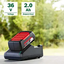 Набір акумулятора та зарядного пристрою GBA 36V Bosch hoz0014368 - мініатюра 3