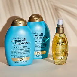 Подарунковий набір OGX Секрет доглянутого волосся: шампунь, Argan oil of Morocco 385 мл + кондиціонер, Argan oil of Morocco 385 мл - мініатюра 9