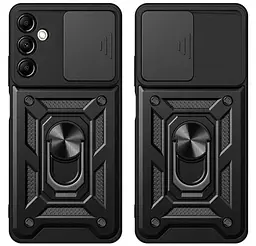 Чохол Primo Shockproof для Samsung Galaxy A26 5G (SM-A266) - протиударний, з підставкою і шторкою камери - Black - мініатюра 2