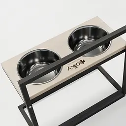 Hollky Flex L — регульовані миски на підставці для великих собак (2 × 1.8 л) - мініатюра 5