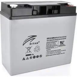Акумулятор Ritar AGM HR1250W, Gray Case, (12V 14.0Ah)