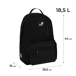 Рюкзак для старшої школи Kite Education teens 949L Black Чорний (K26-949L-3) - мініатюра 3