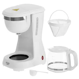 Кавоварка крапельного типу Adler AD 4381 White - мініатюра 6